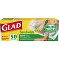 Glad Food Storage Zipper Sandwich, PK600 57263